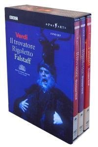 Cover for Verdi: Il Trovatore / Rigoletto / Falstaff- Royal Opera House Bryn Terfel (DVD) (2007)