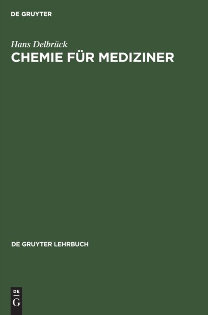 Cover for Helmut Wachter · Chemie für Mediziner. (Paperback Book) (2002)