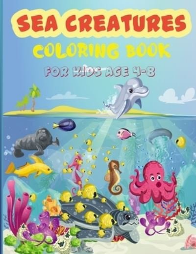 Cover for Carlos Leon · Sea Creatures Coloring Book (Paperback Book) (2020)