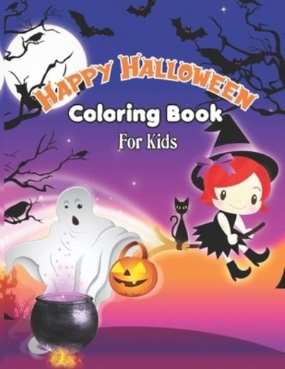 Cover for Patrice Deming Publisher · Happy Halloween Coloring Book For Kids (Paperback Book) (2020)