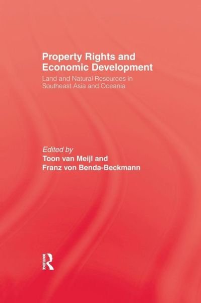 Cover for Property Rights and Economic Development: Land and Natural Resources in Southeast Asia and Oceania (Paperback Book) (2016)