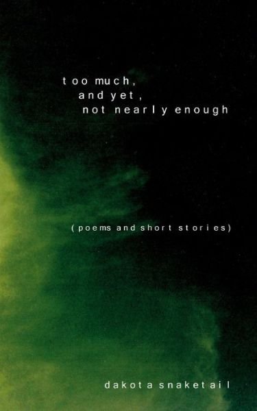 Cover for Dakota Snaketail · Too Much, and Yet, Not Nearly Enough (Paperback Book) (2021)