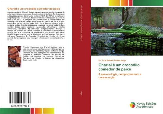 Cover for Singh · Gharial é um crocodilo comedor de (Book)