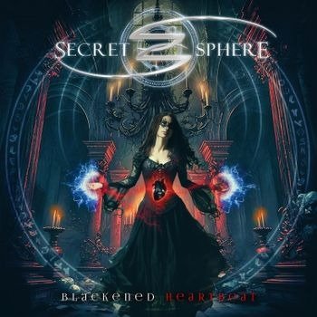 Cover for Secret Sphere · Blackened Heartbeat (Blue Viny (LP) (2023)