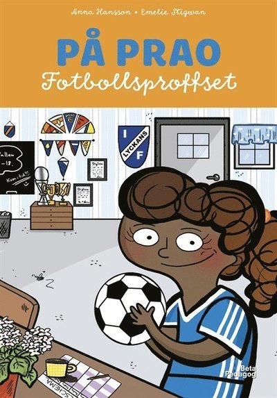 Cover for Anna Hansson · På prao. Fotbollsproffset (Hardcover Book) (2019)