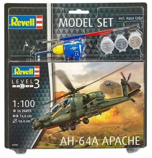 Cover for Revell · Revell - Revell Model Set - Ah-64A Apache (Toys)