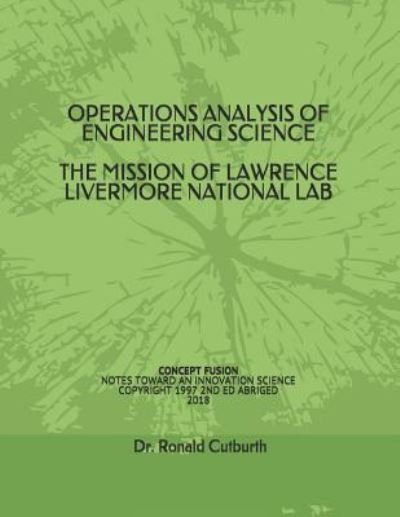 Cover for Ronald Cutburth · Operations Analysis of Engineering Sciences (Paperback Book) (2018)