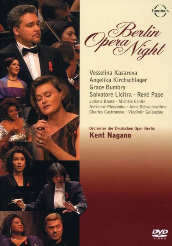 Cover for Nagano Kent / Orchester Der Deutschen Oper Berlin · Berlin Opera Night (DVD) (2013)