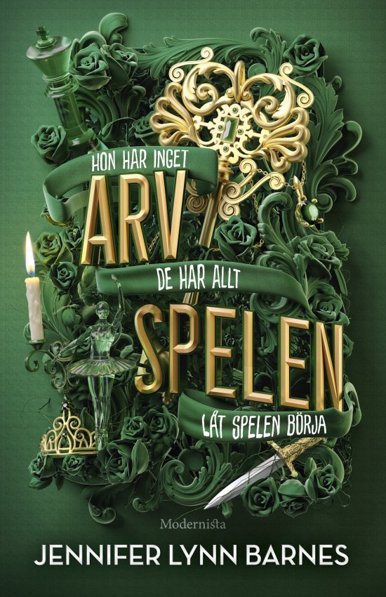 Cover for Jennifer Lynn Barnes · Arvspelen (Hardcover Book) (2024)