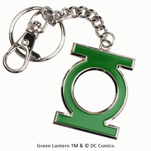 Cover for The Noble Collection · Green Lantern Logo Keychain - 3In (85Cm) (Earriing)