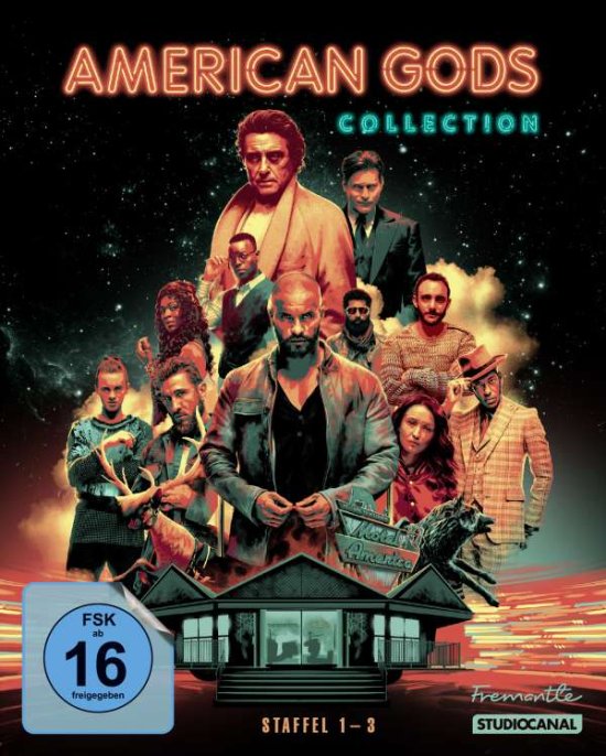 Cover for Ricky Whittle,emily Browning,o · American Gods-collection / Staffel 1-3/blu (Blu-ray) (2021)
