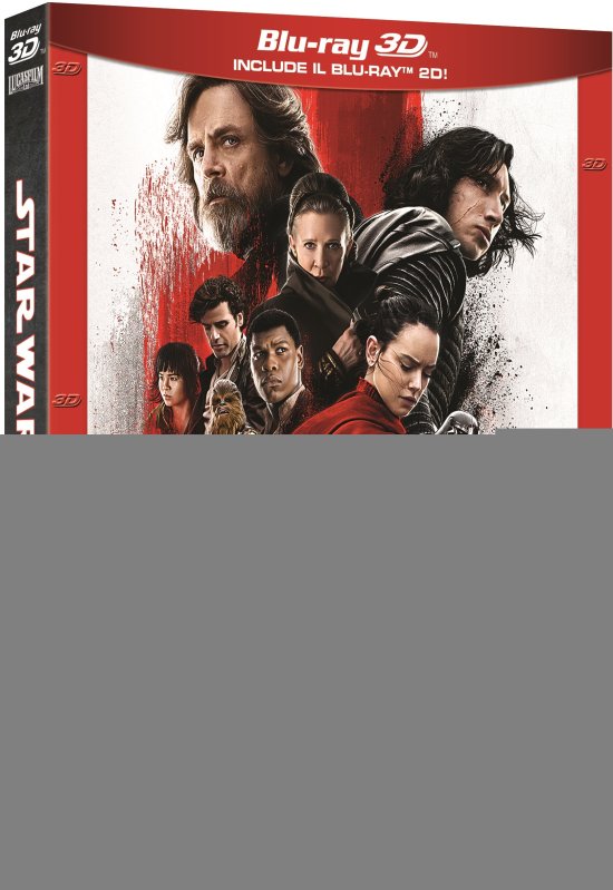 Cover for Adam Driver,carrie Fisher,mark Hamill,lupita Nyong'o,daisy Ridley · Star Wars Viii-Gli Ultimi Jedi (3D+Br+Disco Bonus) (3D Blu-ray) (2018)