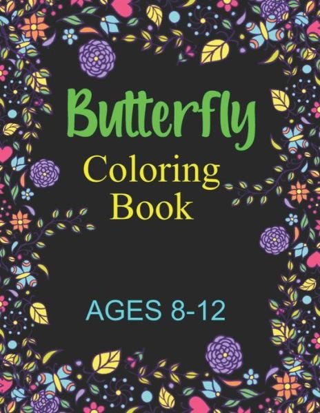 Cover for Trimprim Press Point · Butterfly Coloring Book Ages 8-12 (Paperback Book) (2020)