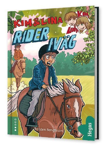 Cover for Torsten Bengtsson · Kim och Lina rider iväg (Hardcover Book) (2016)