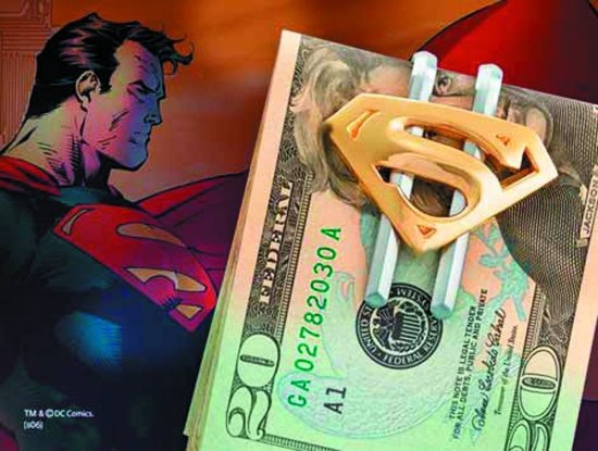 Cover for Superman Returns · Shield Money Clip Gold Plated ( NN4389 ) (Toys)